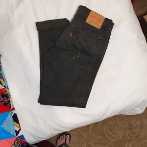 Levi’s 511 Men’s Slim Fit Jeans W32 L30 Rust Brown Distressed Faded